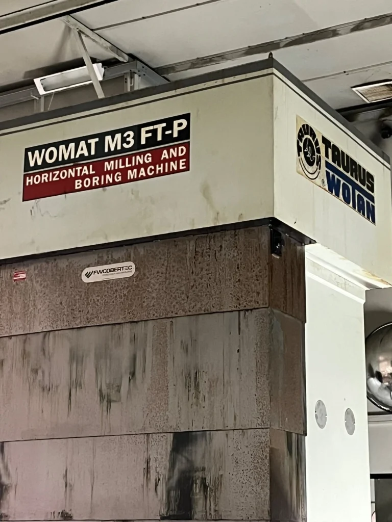 Available now : TAURUS WOTAN WOMAT M3 FT-P CNC RAM-FLOOR Type Horizontal Milling-Boring MultiTasking Machine
