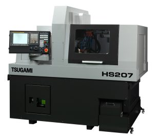 Tsugami HS207 CNC Swiss Sliding Head Lathe with FMB turbo 3-36 Bar Feeder – Year 2011