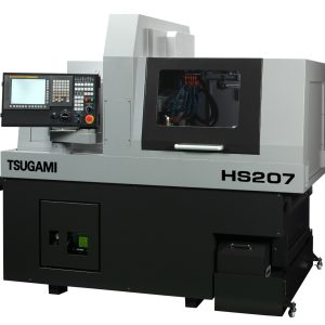 Tsugami HS207 CNC Swiss Sliding Head Lathe with FMB turbo 3-36 Bar Feeder - Year 2011