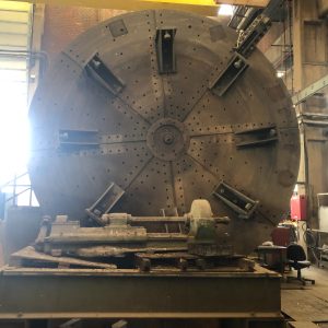 WMW NILES DXP 6300 Universal Heavy-Duty Lathe Chuck Diameter 5000 mm - Year 1985
