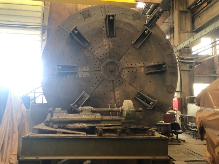 Available now : WMW NILES DXP 6300 Universal Heavy-Duty Lathe Chuck Diameter 5000 mm – Year 1985