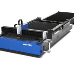 Wintek New Design Fiber Laser Metal Cutting Machine 4020 with Double Table