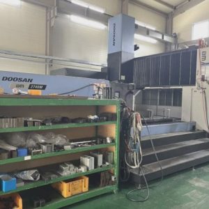 DOOSAN BM 2740M CNC Double Column Bridge Type Vertical Machining Center 4 Meters - Year 2020