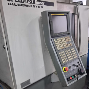 Gildemeister Speed 12-7 linear CNC Swiss Lathe with FMB minimag Bar Feeder - Year 2008