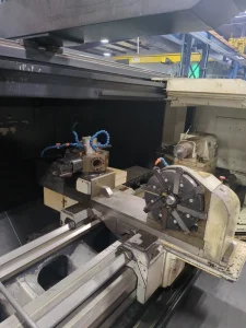 Mazak Powermaster Universal 3000 CNC Heavy-Duty Flat Bed Lathe 3 Meters – Year 2015
