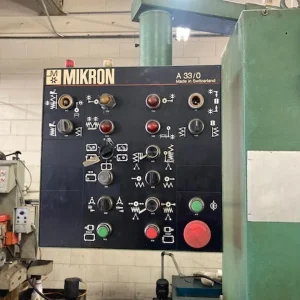 Mikron A-33/0 Automatic Gear Hobber with Tooling Manuals Change Gears