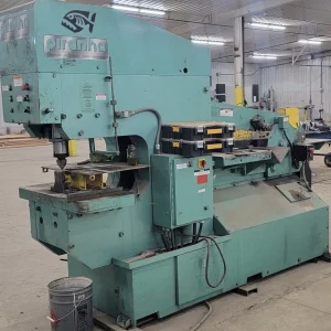 PIRANHA PII-140 Hydraulic Ironworker 140 Ton Punch Notch Shear Angle Including Punches