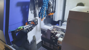 STAR SR-20 J type C CNC Swiss Lathe with Bar Feeder – Year 2014