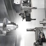 Available now : used DOOSAN PUMA TT1800SY CNC Turning Center with ICMCA Bar Feeder – Year 2008 made in South of Korea