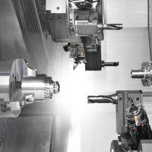DOOSAN PUMA TT1800SY CNC Turning Center with ICMCA Bar Feeder - Year 2008