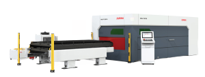 Durma HD-F 12020 IPG 4 kW CNC Fiber Laser Cutting Machine 2 × 12 Meters Dual Shuttle Table – Year 2014