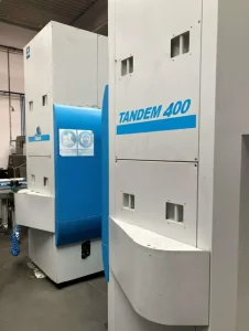 Famar Tandem 400 CNC Twin Spindle Vertical Turning Center – Year 2013