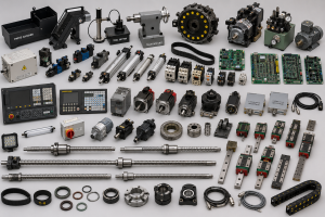 Leadwell CNC Machine Parts Lot For Sale