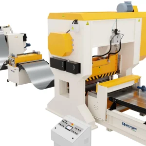 Sacform Sheet Metal Perforating Line 1200 mm Punching + Bending Machine