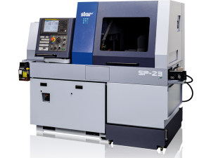 Star Micronics SP-23 CNC Sliding Head Swiss Type Lathe with FMB Turbo 3-38 Magazine Bar Feeder – Year 2024