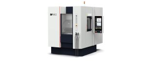 SW BA W02-22i CNC 2-Spindle 4-Axis Horizontal Machining Center with Robot Loader Integrated Ceiling-Mounted Fanuc LR Mate 200iD 6-Axis Robot – Year 2022