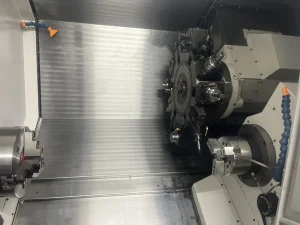 Takisawa TS-4000YS CNC Turning Center C+Y Axis Sub Spindle with LNS Quick Load Servo 80 S2 Bar Feeder – Year 2019