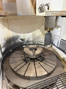 YOU JI VTL-1600ATC+C CNC Vertical Lathe C-Axis Table Diameter 1600mm – Year 2018