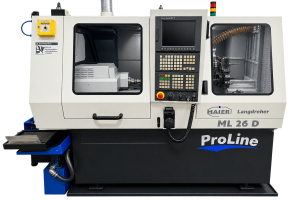 MAIER ML26 D ProLine CNC Swiss Lathe with LNS Express 332 Bar Feeder – Year 2001