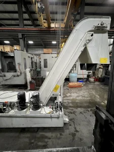 MAYFRAN INTERNATIONAL CON SEP 2000 Chip Conveyor with Coolant Tank – Year 2001