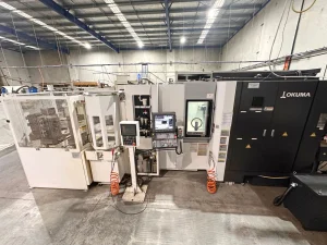 OKUMA MB-4000H CNC Horizontal Machining Center with 10 Pallet APC – Year 2022
