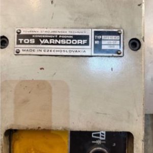 TOS VARNSDORF WFO 80 NCACNC Table Type Boring Machine 1.4 Meter - Year 1988