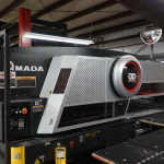 For Sale : used AMADA EMLK3610NT CNC 33 Ton Turret Punch Press with 4KW Laser with ASR510M 6-Shelf loader – Year 2014 made in Japan