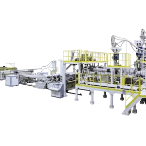 Fong Kee International Machinery TSE-90/150/150-2400 PMMA / ABS / PET Three Layer Co-Extrusion Sheet Making Machine - Year 2019