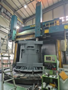 FRORIEP CNC VTL Double Column Vertical Turret Lathe Swing 5500mm Overhauled