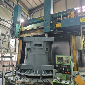 FRORIEP CNC VTL Double Column Vertical Turret Lathe Swing 5500mm Overhauled