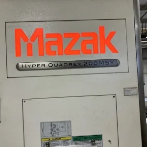 Mazak HYPER QUADREX HQR-200MSY CNC Turning Center – Year 2015