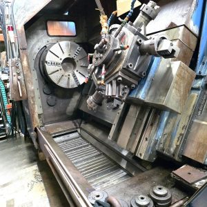 Mori Seiki SL-8C CNC Heavy Duty Lathe Spindle Bore 14.5 inch