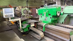 POREBA TCG 160 x 4500 CNC Heavy-Duty Flat Bed Lathe 4.5 Meters – Year 1986