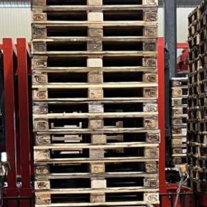 Roland Terwort Automatic Pallet Production Line – 17 Seconds/Pallet – Completely Modernized 2023