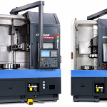 For Sale : used Complete Robotic CNC Turning Cell DOOSAN VT450TM-2SP + DOOSAN VT750TM-2SP + KAWASAKI ZX-165U Industrial Robot / REQUEST MACHINE INSPECTION