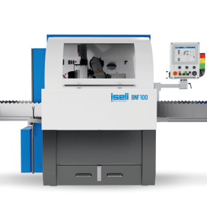ISELI & Co. AG BNF 100 CNC Fully automatic 4-axis- side grinding machine for band saw blades in wet grinding execution - Year 2022