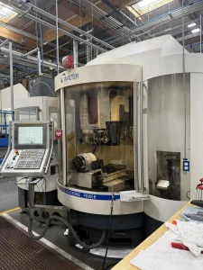 WALTER Helitronic Power F CNC 5-Axis Tool Grinding Machine + Loading Cell + FANUC Robot – Year 2009