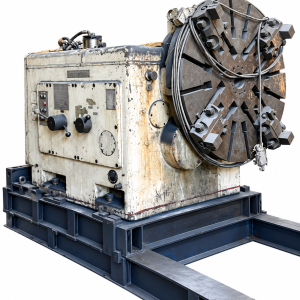 WMW NILES Flat Bed Heavy Duty Lathe 2500mm x 5000mm Chuck 49 inch - Year 1995